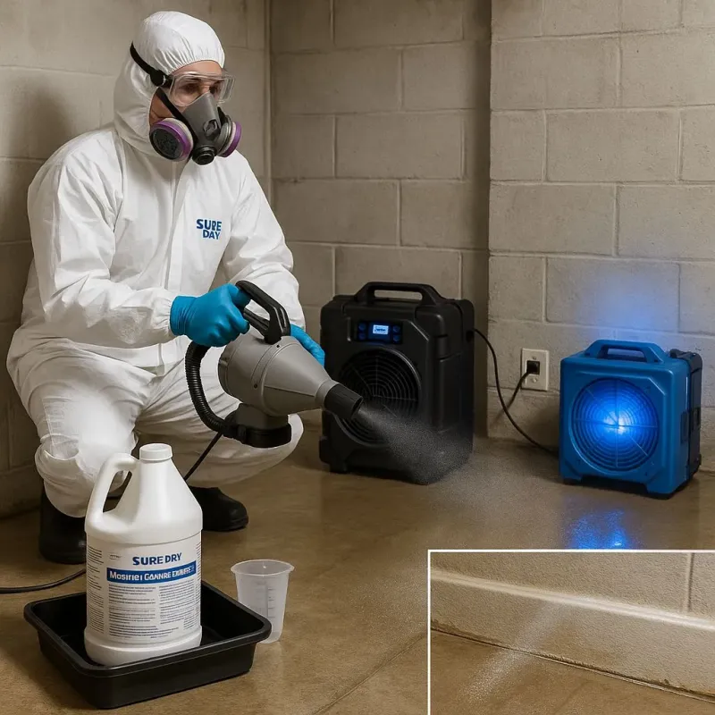 Sanitization and Odor Removal process in Friendly, MD